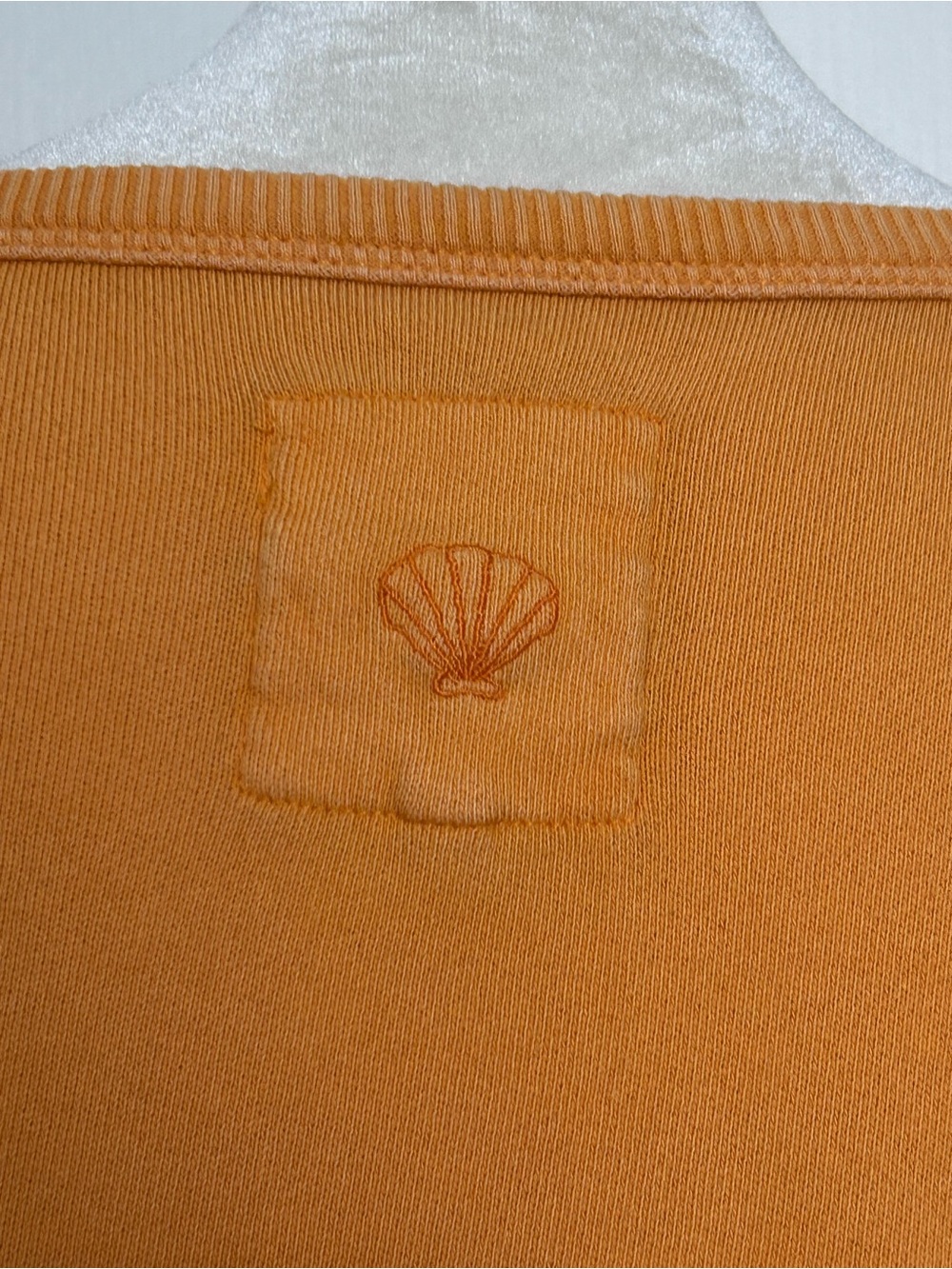 aerie Summer Daze Oversized Crewneck Sweatshirt in Mustard Yellow Marigold Small - Picture 5 of 10